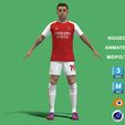 Trossard_1.jpg 3D Rigged Leandro Trossard Arsenal 2024