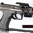 Tactical-Pistol-Scope-Sight-Mount-Short-vision.jpg QINGWUKU (QWK)  P99 Gel Pistol Tactical Parts [1 OF 2]