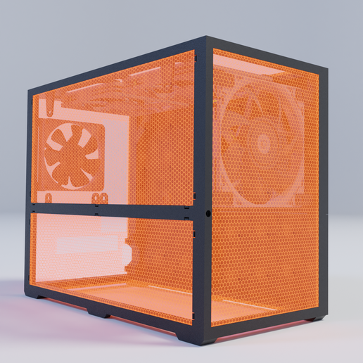 SFF Computer case 14.9L, Mini ITX, 330x175x225