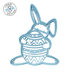 Conejo-con-Huevo-1_9.5cm_1pc_CP.png Bunny Easter Egg - Cookie Cutter - Fondant - Polymer Clay