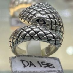seeee.jpg Archivo OBJ Snake Ring - Anillo Serpiente・Plan de impresora 3D para descargar