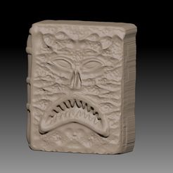 Scarebook.jpg STL file SCAREBOOK SOLID SHAMPOO AND MOLD FOR SOAP PUMP・3D printable model to download, __Bubbles