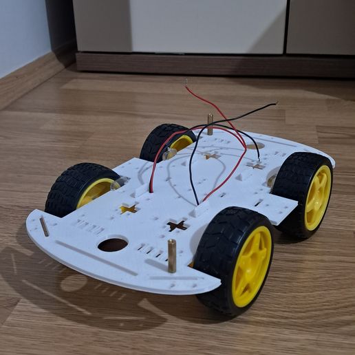 🚗 CAR CHASSİS FOR ARDUINO 4WD・ STL File for 3D printing・Cults