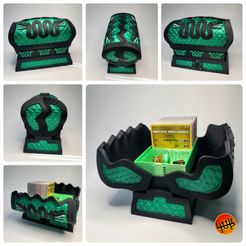 20230804_235655-1.jpg Archivo STL Caja serpiente bicéfala・Diseño de impresora 3D para descargar