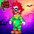 FreshStartMonster52.png Killer Klowns Spikey MultiColor Flexi Print-In-Place + figure