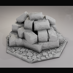 32.png Dark Dungeons tabletop accessories - brick pile