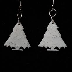 20171126_161930.jpg Fichier STL gratuit boucle d'oreille sapin・Objet pour impression 3D à télécharger