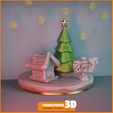 Christmas-holidays-decors-3dprintables-xmastree-snow-decorss-snowman-1.png Christmas Decor 3D Pritable miniature Collection set