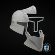 Medieval-Wolffe-Helmet-Exploded-White.png Bartok Medieval Commander Wolffe Helmet - 3D Print Files