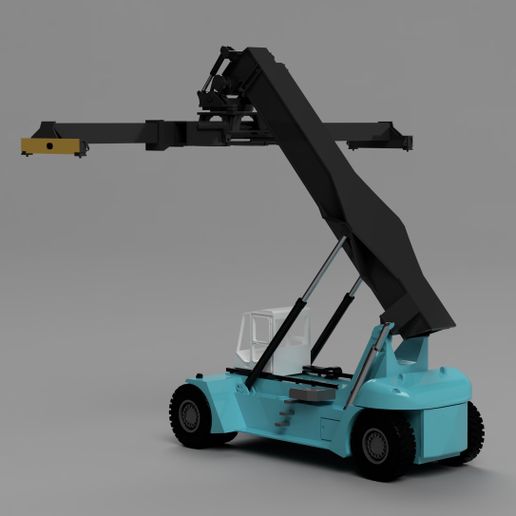 Stacker_7.jpeg container reach stacker HO scale 1:87