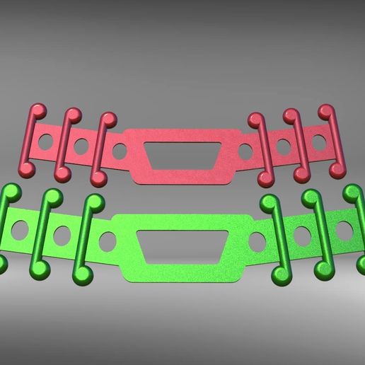 Mask holding clip - mask attachment 3D model