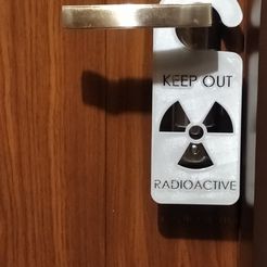 radioactive.jpg STL file DOOR HANDLE Radioactive・3D printer model to download