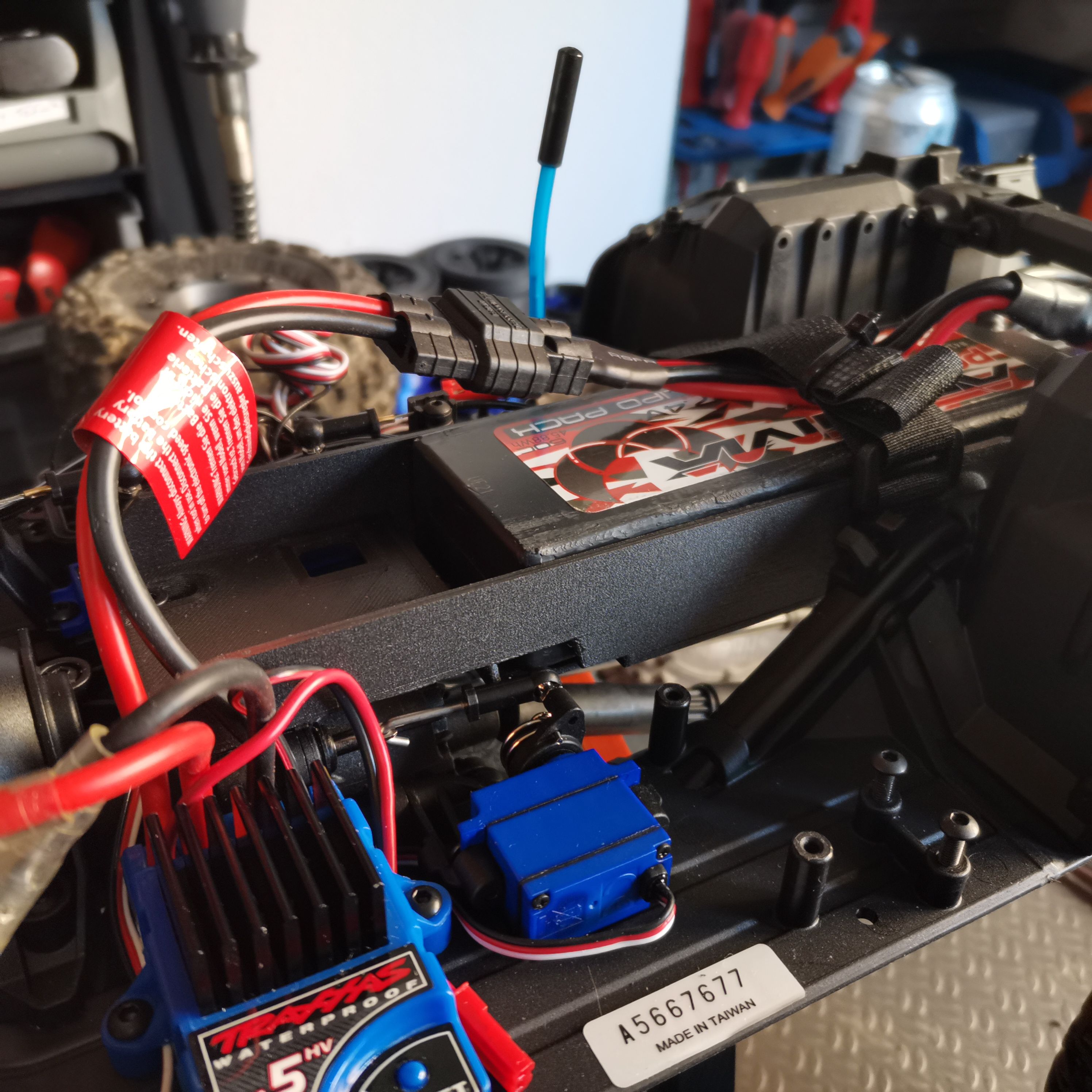 Archivo STL TRX4 battery tray low CG TRX4 for lift kit traxxas・Modelo