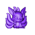 Kyuubi_-_Naruto.stl Набор чиби-персонажей Наруто - коллекция 3D-печати