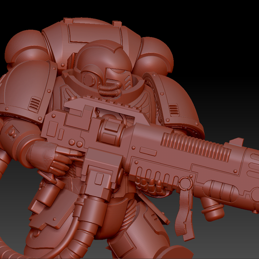 4th Company`s Angry Guy 3D model