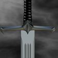 3.jpg Sword Game of Thrones Jon Snow, two size, 120 cm 47 Inch for FDM, Model Printing File STL for 3D Printing