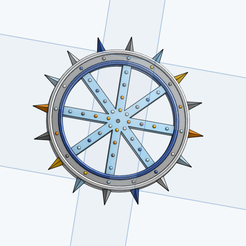 chstrt.png Free STL file Chaos Torture Wheel・3D print design to download