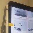 applepencil1.jpg Apple Pencil stylus mount for Ipad/Ipad Pro