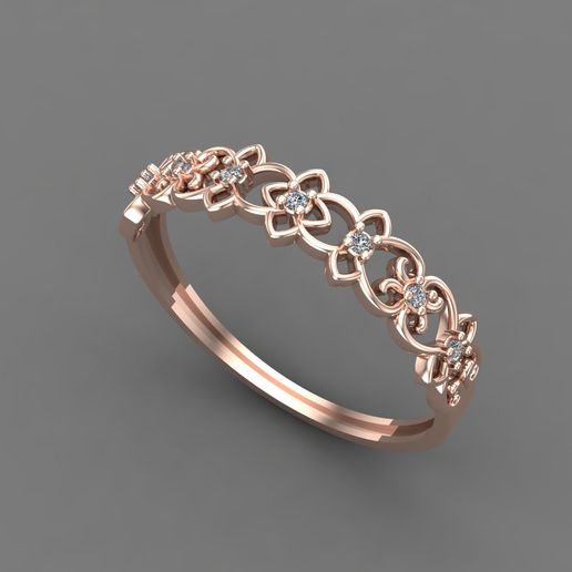 WOMENS DIAMOND SIGNET RING WOMEN RINGS 3DMODELS 3D PRINT MODEL 3D PRINT MODEL 3D model