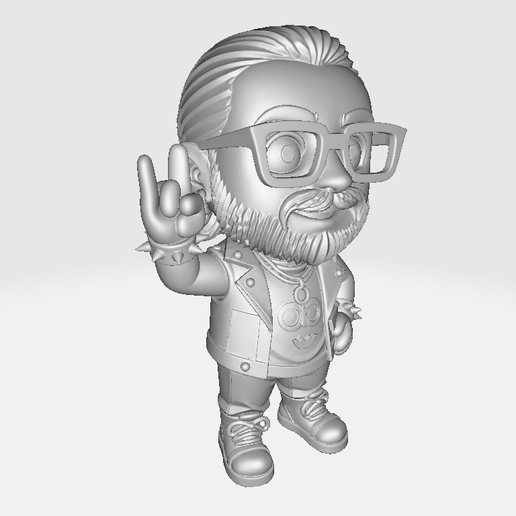 Carlos Hakme Cartoon Rock V1 3D model