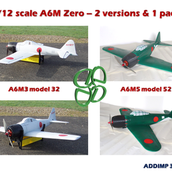 photo-pack.png ADDIMP 3D - A6M3 & A6M5 Zero / Zeke pack - 1/12 scale