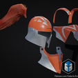 Medieval-Captain-Vaughn-Exploded.png Bartok Medieval Captain Vaughn Helmet - 3D Print Files