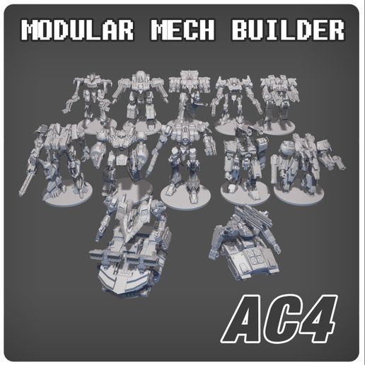 🤖 MMB AC4 Vol 1・ 3D File for 3D printing・Cults