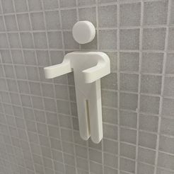 IMG_2943.jpg Free STL file Towl holder・Object to download and to 3D print