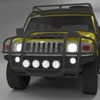 HummerH2-001.png Hummer H2 2003 With Exo-skeleton 3D model