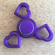 Capture d’écran 2017-08-21 à 17.45.13.png Free STL file Customizable Rotated Heart (pick-a-weight) Fidget Spinner・3D printing design to download, Lucina