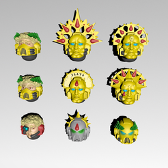 Sanguinary.png Free STL file Space Golden Warriors – Handsome Heads・3D printer model to download, MaksimV13