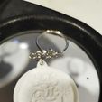 FOTO-HAZ-QUE-SUCEDA2.jpeg Key ring with message in lithophane
