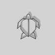 Geometric-Turtle-2D.jpg Geometric Turtle Decoration - 2D Art