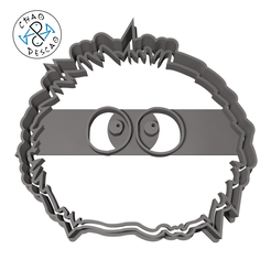 Gibli-Dust-6cm_C.png STL file Susuwatari - Studio Ghibli - Cookie Cutter - Fondant - Polymer Clay・3D printable design to download