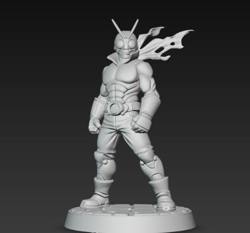 🎲 Kamen Rider (Masked Rider), Custom Sci-Fantasy / D&D Miniature・ STL ...