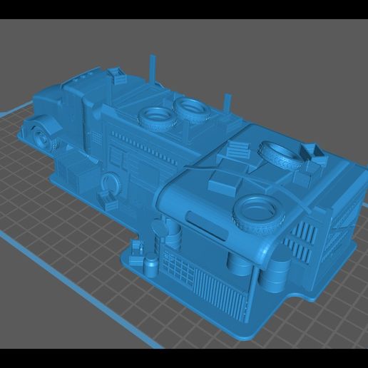 10.jpg Post-apocalyptic Truck shelter - Flames of war Bolt Action Warhammer 40 000 Science fiction SF 40k Star Wars Legion Warhordes Grimdark Confrontation