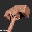 3.jpg Mjolnir  God of war 3D print model