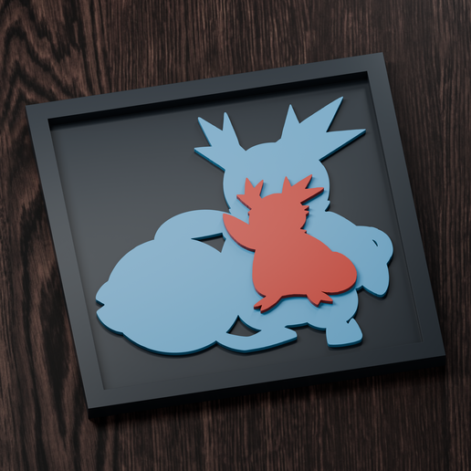 Iron Bundle - Pokemon Silhouette Frame | Normal, Inverse & Scaled STL