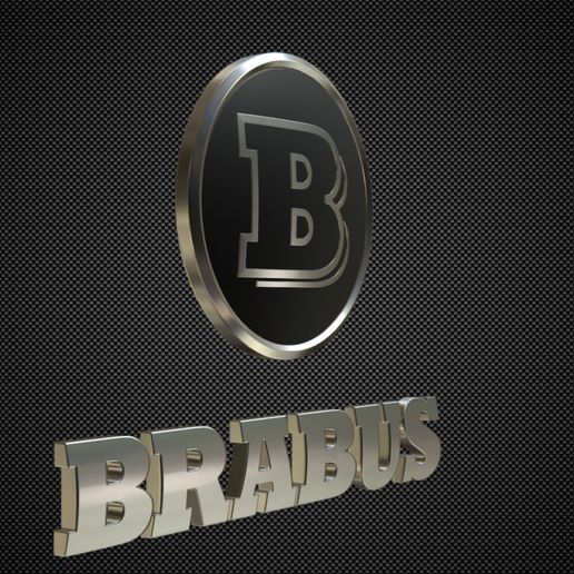 🚗 brabus logo・ STL File for ・Cults