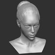 10.jpg Beautiful brunette woman bust ready for full color 3D printing TYPE 9