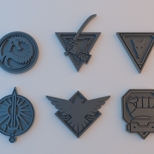 🎲 Battletech Logos・Free STL File for ・Cults