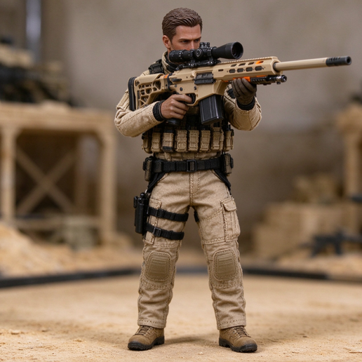 434-mzz - US TRG-21 Sniper Rifle - Digital Model