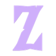 Z.stl Letters and Numbers ZELDA Letters and Numbers | Logo