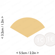 1-3_of_pie~1.25in-cm-inch-cookie.png Slice (1∕3) of Pie Cookie Cutter 1.25in / 3.2cm