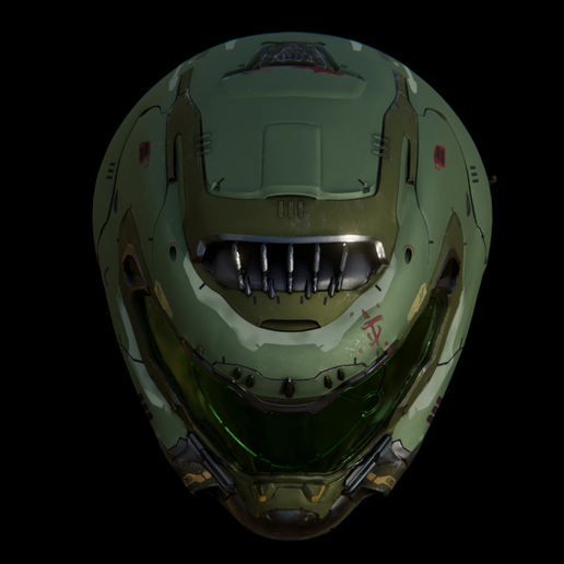 🪖 Doom Eternal Helmet・ STL File for ・Cults