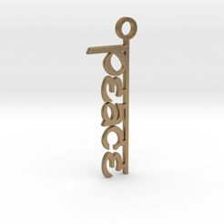 peace.jpg STL file Peace pendant・3D print design to download