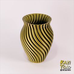 HE.TOAD.PRINTS Free STL file Spiral Urn (Vase No. 3)・3D print design to download