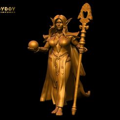 TE TOYDOY STL file Houda Elf -Fantasy women vol 1・3D printer model to download