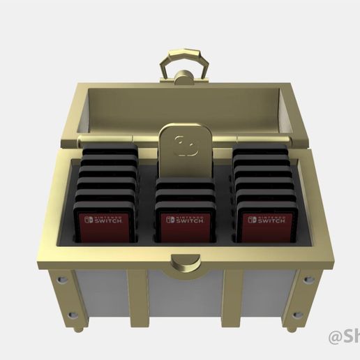 TresureChest(BOTW)11.jpg Zelda Treasure chest+Cartridge storage