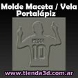 molde_silueta-messi.jpg Messi Silhouette Pot Mold